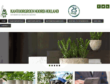 Tablet Screenshot of kantoorgroen.com